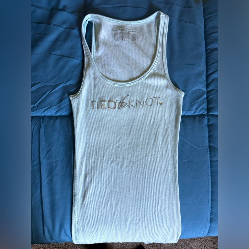 “Tied The Knot” Bride Tank Top (small)